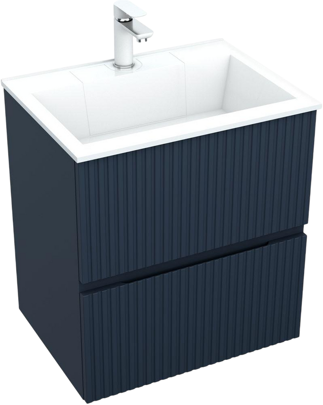 Тумба с раковиной Aquanet Джейн 60 подвесная, маренго