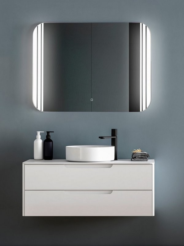 Зеркало Abber See AG6101S 92х69 см, с подсветкой