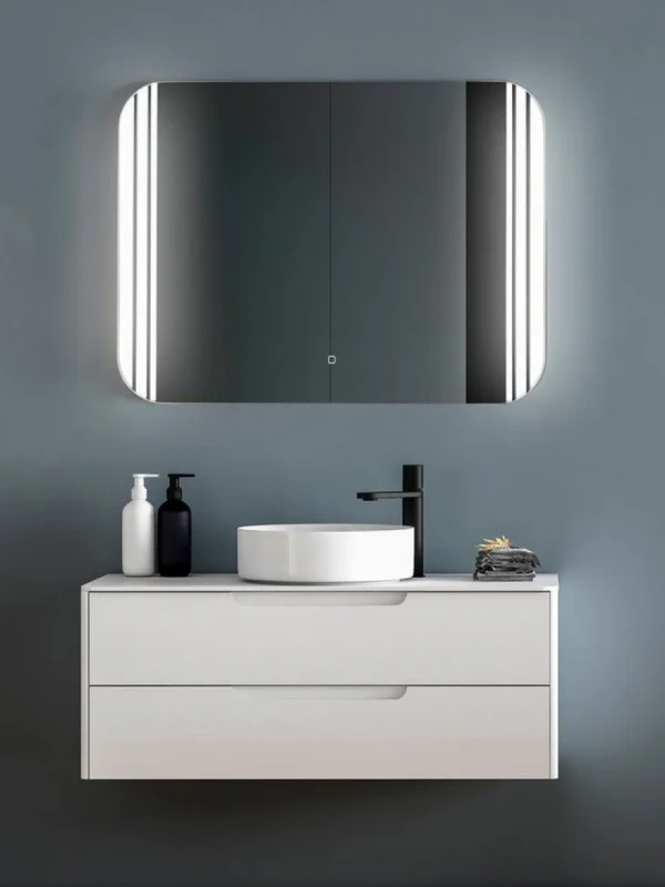 Зеркало Abber See AG6101S 92х69 см, с подсветкой