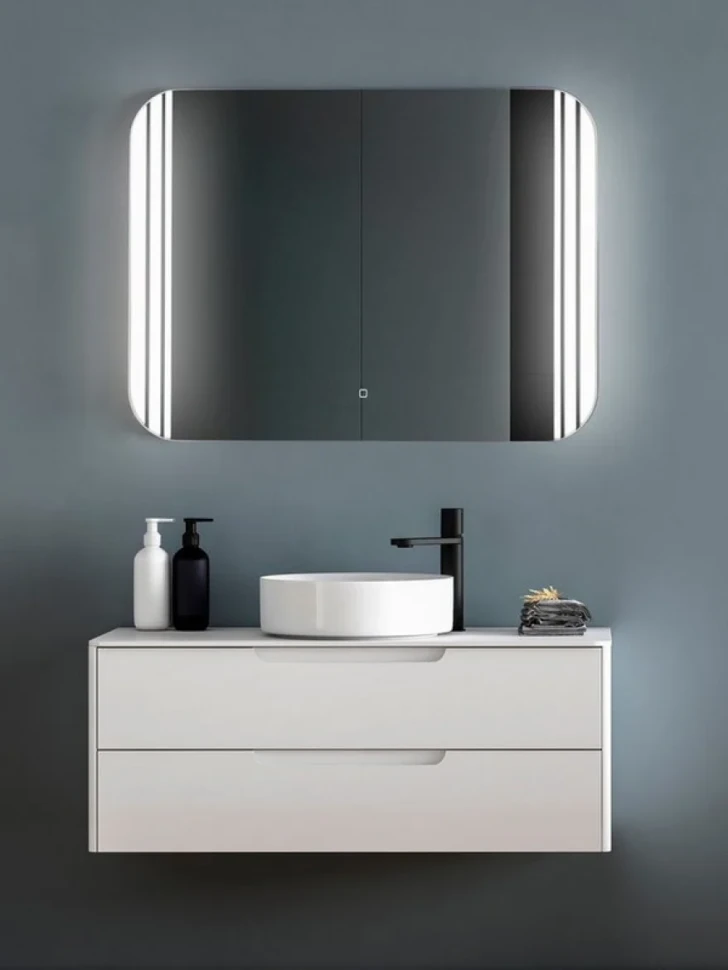 Зеркало Abber See AG6101S 92х69 см, с подсветкой
