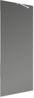 Душевая перегородка Maybahglass MGD-1355-1у 99 см, профиль белый, стекло графит