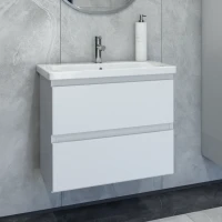 Тумба под раковину Caprigo Forte 65 подвесная, белая