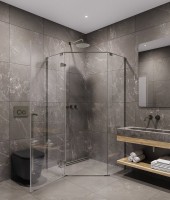 Душевой уголок Timo TTSSP-100/13C-8 100x100 см, профиль никель, стекло прозрачное