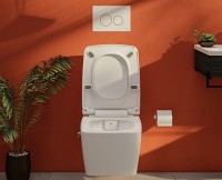 Унитаз подвесной VitrA Metropole Rim-Ex 7672B003-1684 с функцией биде и встроенным смесителем