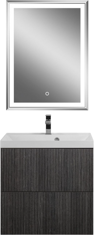 Мебель для ванной комнаты Art&Max Verona-Push 70 подвесная, kadena dark