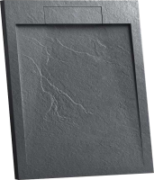 Поддон для душа Vincea VST-4SRL9090G 90x90 антрацит, с сифоном Поддон для душа Vincea VST-4SRL9090G 90x90 антрацит, с сифоном