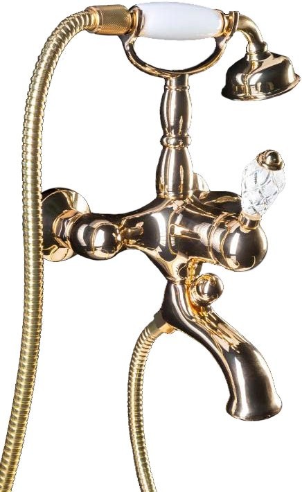 Смеситель для ванны с душем Boheme Crystal 283-CRST