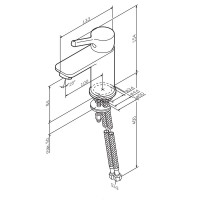 Смеситель для раковины AM.PM X-Joy S F85B02100