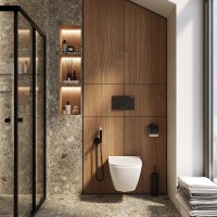 Унитаз подвесной STWORKI Карлстад 5610 безободковый, с микролифтом