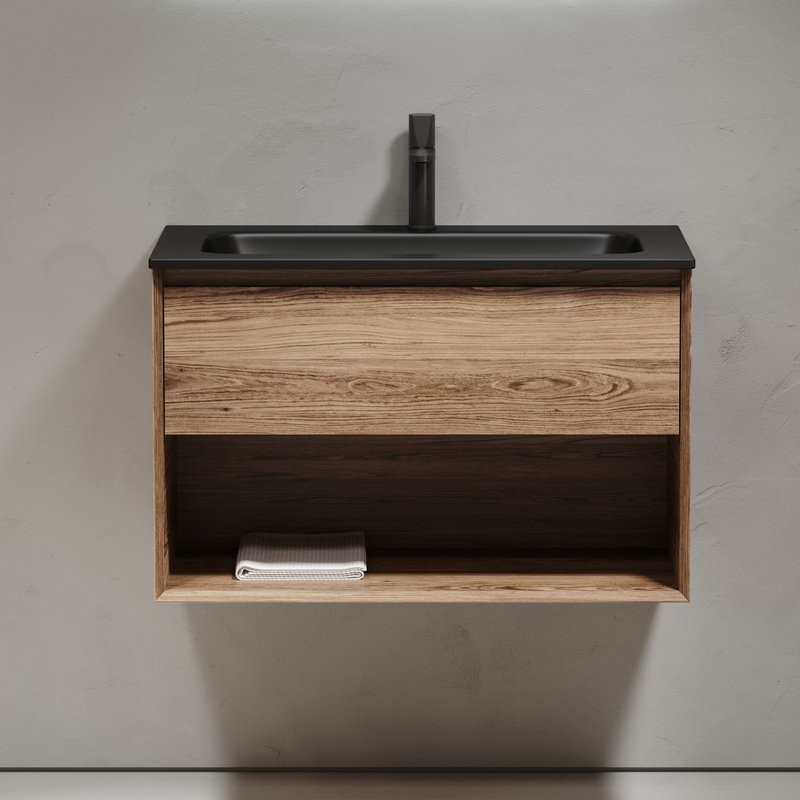 Тумба под раковину Sancos Marmi 1.0 80 дуб чарльстон