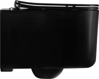 Унитаз подвесной AQUATEK Мия AQ2004-MB безободковый, матовый черный