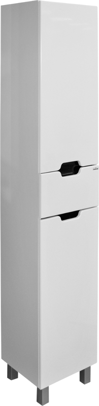 Шкаф пенал для ванной Mixline Прометей-35 белый