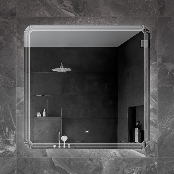 Зеркало Cezares Duet 80х80, с подсветкой