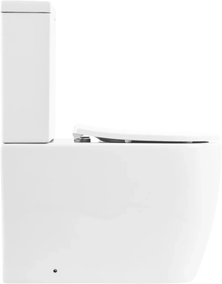Унитаз-компакт напольный BelBagno Marino BB105CPR безободковый, крышка BB2031SC с микролифтом, бачок BB105T
