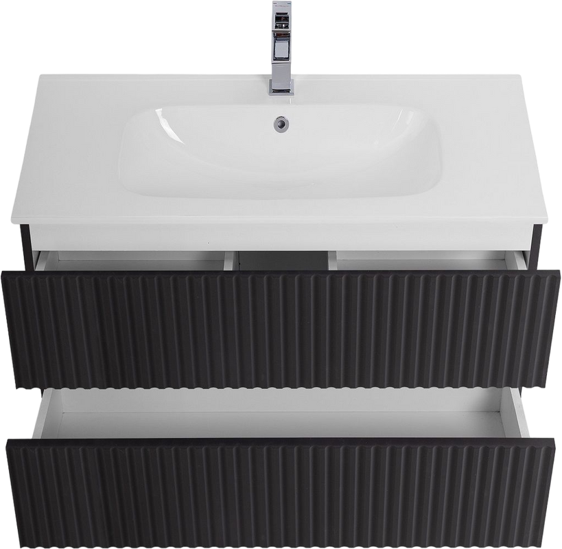 Тумба под раковину Art&Max Torino 90 подвесная, графит