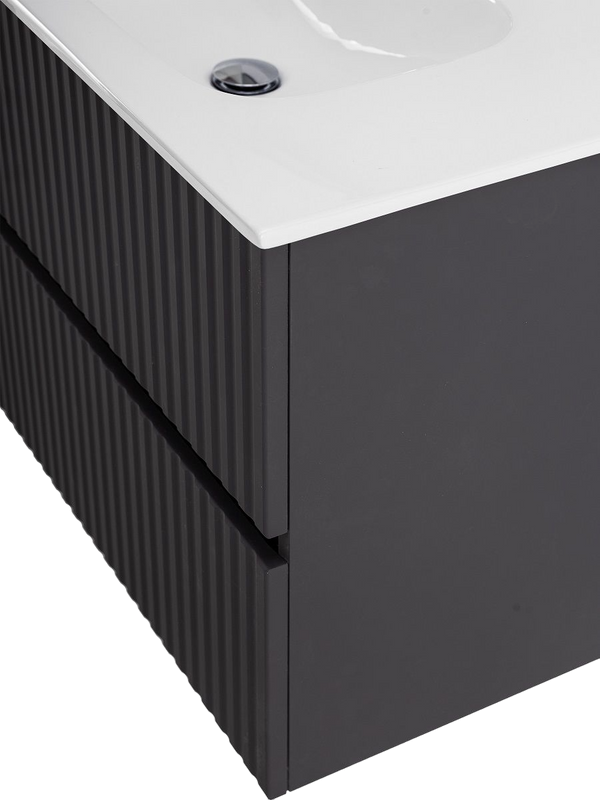 Тумба под раковину Art&Max Torino 90 подвесная, графит