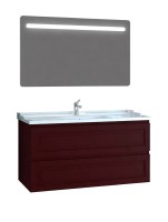 Мебель для ванной комнаты Caprigo Wales Смальти 120 бордовая