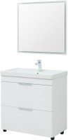 Мебель для ванной комнаты Aquanet Ирис new 80 напольная, 2 ящика