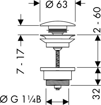 Смеситель для биде Hansgrohe Finoris 76200670 матовый черный