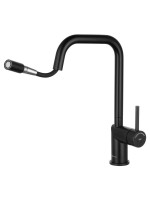 Смеситель для кухни Wonzon & Woghand WW-6018-MB матовый черный