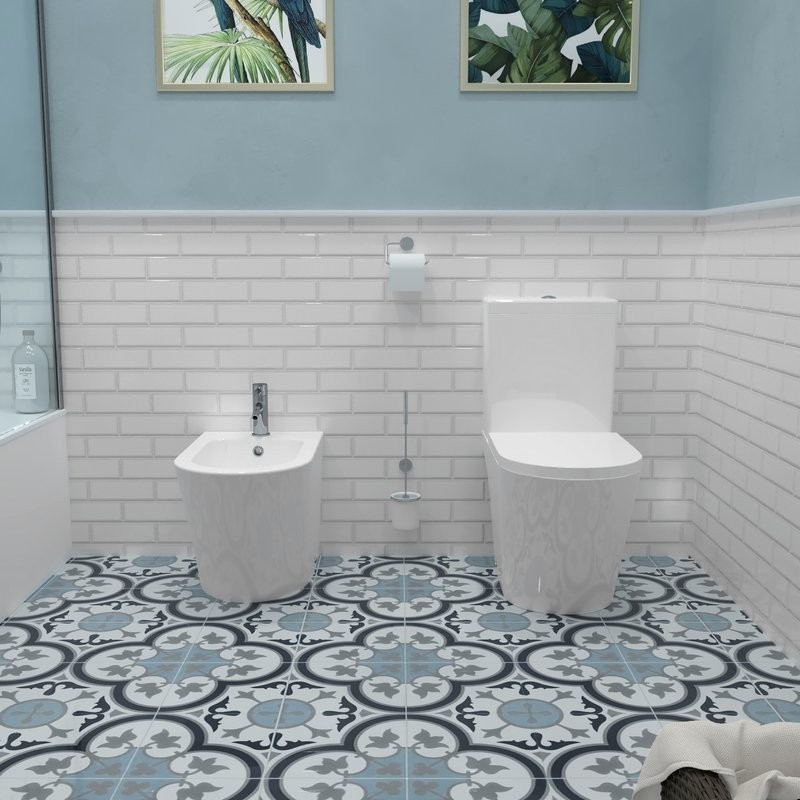 Унитаз-компакт напольный Lavinia Boho Biore 33040010 с микролифтом