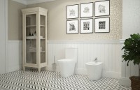 Унитаз-компакт напольный Lavinia Boho Biore 33040010 с микролифтом