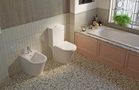 Унитаз-компакт напольный Lavinia Boho Biore 33040010 с микролифтом