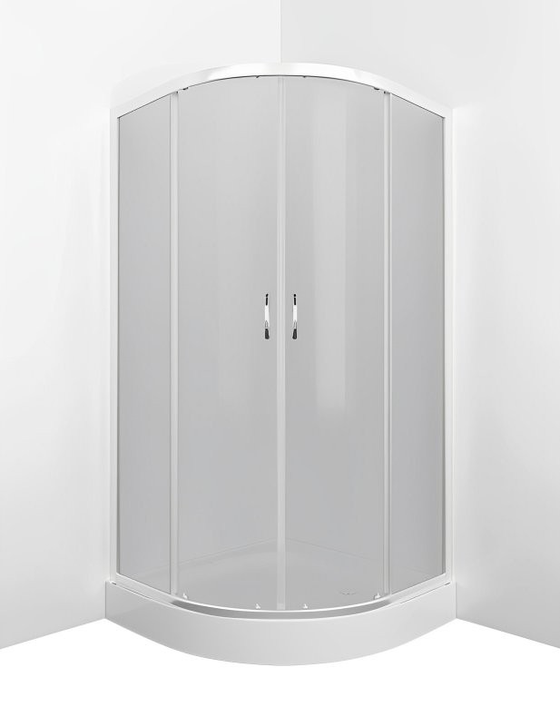 Душевой уголок Erlit Comfort ER0509-C4 90x90 с поддоном, тонированное стекло