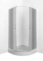 Душевой уголок Erlit Comfort ER0509-C4 90x90 с поддоном, тонированное стекло