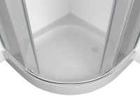 Душевой уголок Erlit Comfort ER0509-C4 90x90 с поддоном, тонированное стекло