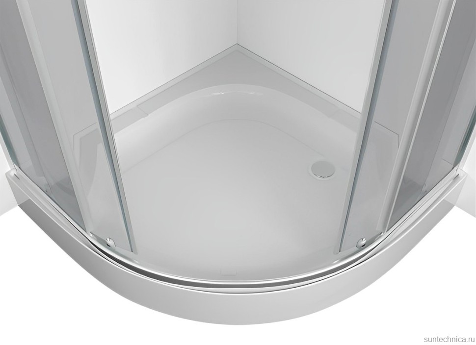 Душевой уголок Erlit Comfort ER0509-C4 90x90 с поддоном, тонированное стекло