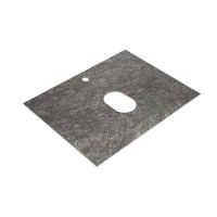 Тумба под раковину со столешницей BelBagno Kraft 60 подвесная, матовая голубая, столешница kep-60-grn