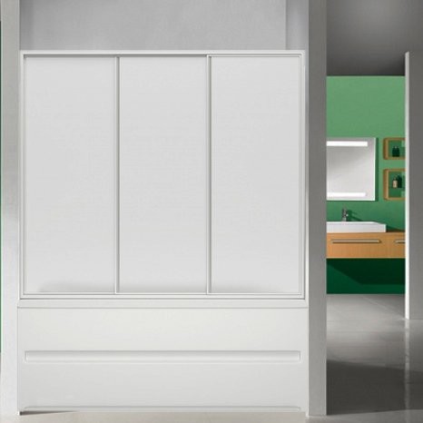 Шторка на ванну Bas Мальдива Стайл, Мальдива 3 ств., стекло