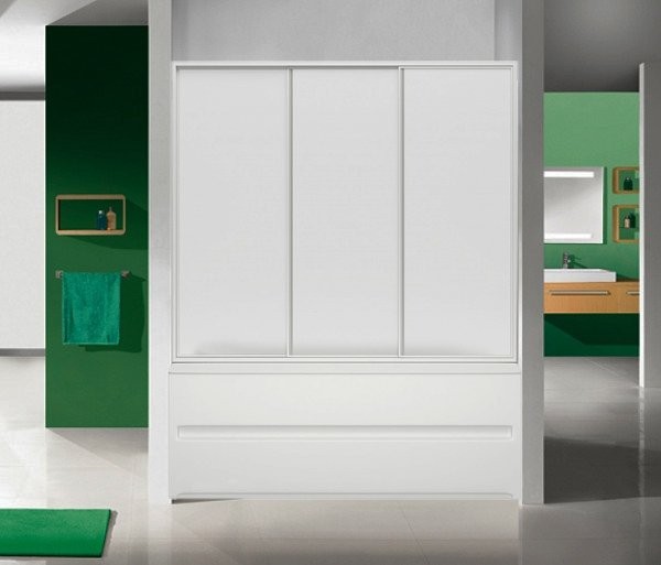 Шторка на ванну Bas Мальдива Стайл, Мальдива 3 ств., стекло