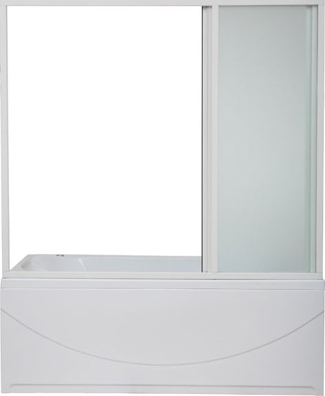 Шторка на ванну Bas Мальдива Стайл, Мальдива 3 ств., стекло