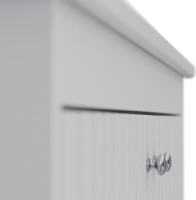 Тумба с раковиной Lemark Romance 80 белая глянцевая