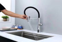 Смеситель для кухни Paulmark Ganymede Ga213199-CR с гибким изливом, хром