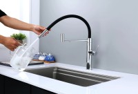 Смеситель для кухни Paulmark Ganymede Ga213199-CR с гибким изливом, хром