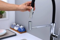 Смеситель для кухни Paulmark Ganymede Ga213199-CR с гибким изливом, хром