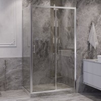 Душевой уголок Ambassador Forsa 17021116AX-100AX 100х100 см, профиль хром, стекло прозрачное