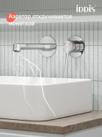 Смеситель для раковины IDDIS ODDSB00i65 С ВНУТРЕННЕЙ ЧАСТЬЮ, глянцевый хром