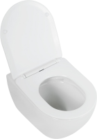Комплект Унитаз подвесной Cezares Stylus-tor CZR-6601-TH-TOR безободковый, крышка CZR2316SC, инсталляция BB002-80 с кнопкой BB005-PR-CHROME