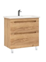 Тумба с раковиной SanStar Diva 70 напольная, Gold Craft, раковина Como