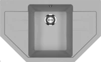 Мойка кухонная Ulgran U-609 -342 графит Мойка кухонная Ulgran U-609 -342 графит