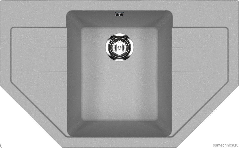 Мойка кухонная Ulgran U-609 -342 графит