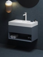 Тумба с раковиной Ravak Lite SD 80 глубоководная синяя