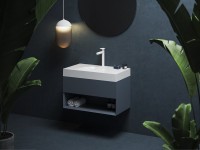 Тумба с раковиной Ravak Lite SD 80 глубоководная синяя