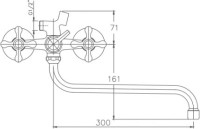 Универсальный смеситель Haiba HB2208-2