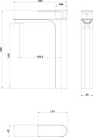 Смеситель для раковины beWash Purify BVMM0BH500 хром Смеситель для раковины beWash Purify BVMM0BH500 хром