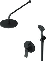 Душевой комплект AM.PM X-Joy FB85A1RH02 С ВНУТРЕННЕЙ ЧАСТЬЮ, для душа, чёрный
